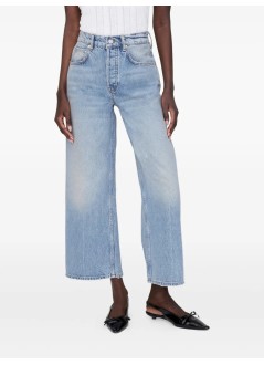 anine bing pantalon jeans mujer heath jean - a0611429whd42 washed blue