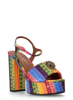 kurt geiger sandalia mujer kensington platform sdl - 9798869809 69