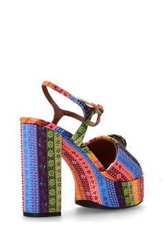 kurt geiger sandalia mujer kensington platform sdl - 9798869809 69