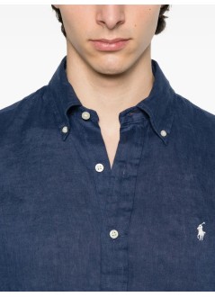 polo ralph lauren shirt mancubdppcs-long sleeve-sport shirt - 710966294025 rustic navy