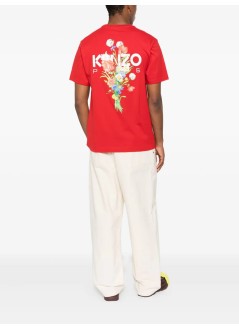 kenzo t-shirt mangots kenzo archive bouquet classic tshirt - ff65ts2604sg 25