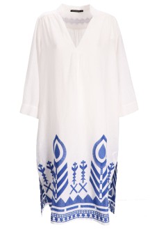 greek archaic kori vestido mujer dress long feather chevron l s - s25k232184 1105