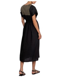 greek archaic kori vestido mujer dress cross long gatherings belt - s25k430825 2201