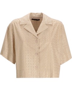 greek archaic kori camiseria mujer shirt cropped cross - s25k350023 21001
