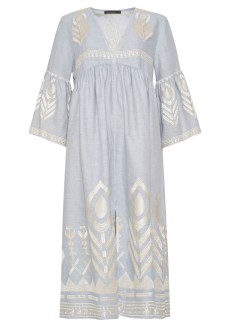 greek archaic kori vestido mujer dress midi feather bell sleeve - s25k230733 1304