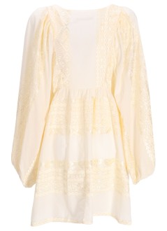 greek archaic kori dress womandress short classic triangle blouson sleeves - s25k330441 21104