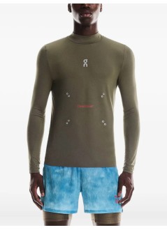 on running t-shirt manlong-t - 1mf10360153 men olive