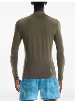 on running t-shirt manlong-t - 1mf10360153 men olive