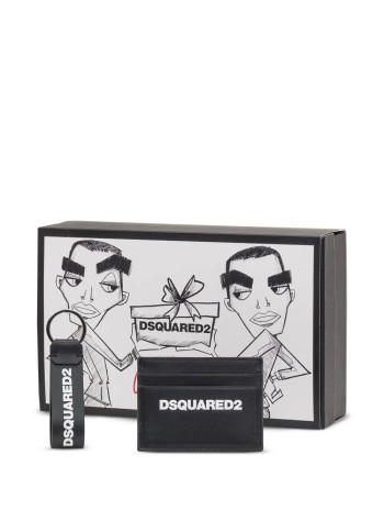 dsquared wallet mangift box cc holder - gbm000101504110 m063 2