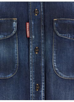 dsquared shirt mancanadian vintage shirt - s74dm0951s30341 470