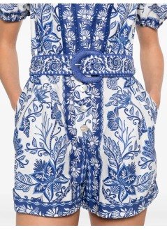 farm rio mono mujer shell garden off white romper - 336137 25093