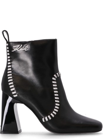 karl lagerfeld bota mujer astra nova ankle whipstitch bt - kl33142 000