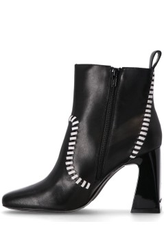 karl lagerfeld boot womanastra nova ankle whipstitch bt - kl33142 000