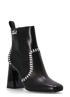 karl lagerfeld boot womanastra nova ankle whipstitch bt - kl33142 000