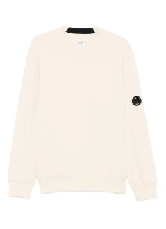 c.p.company sudadera hombre sweatshirts crew neck in diagonal raised fleece - 19cmss713a005086w 402