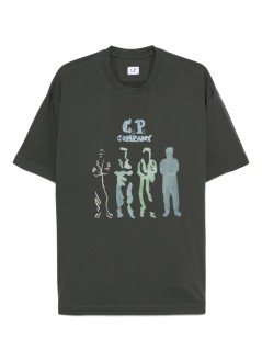 c.p.company t-shirt mant-shirts short sleeve in jersey 30/1 - 19cmts105a005100w 978