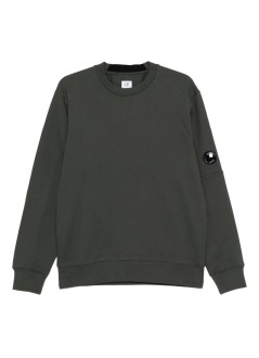 c.p.company sweater mansweatshirts crew neck in diagonal raised fleece - 19cmss713a005086w 978