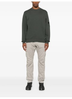 c.p.company sweater mansweatshirts crew neck in diagonal raised fleece - 19cmss713a005086w 978