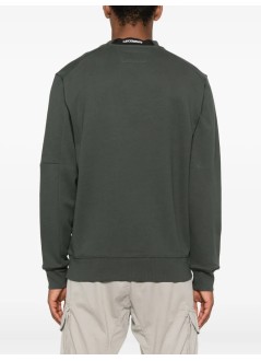 c.p.company sweater mansweatshirts crew neck in diagonal raised fleece - 19cmss713a005086w 978
