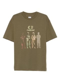 c.p.company camiseta hombre t-shirts short sleeve in jersey 30/1 - 19cmts105a005100w 652