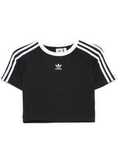 adidas originals top woman3 s baby tee - iu2532 black