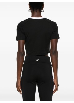 adidas originals top woman3 s baby tee - iu2532 black