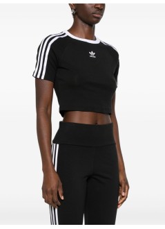adidas originals top woman3 s baby tee - iu2532 black