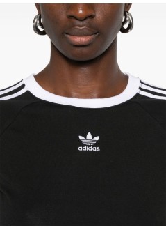 adidas originals top woman3 s baby tee - iu2532 black