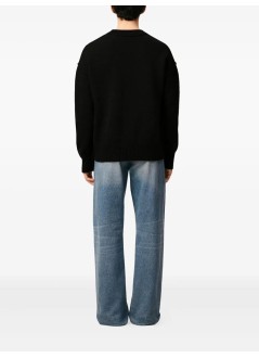 ami punto hombre sweater adc crewneck - uks838018 009