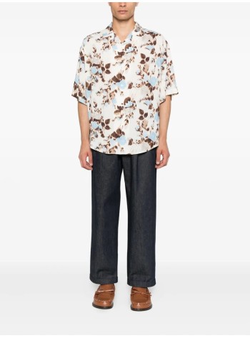 ami shirt manshirt ami camp collar - hsh768vi0037 4508 2