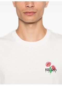 kenzo camiseta hombre gots kenzo archive bouquet embroidered slim tshirt - ff65ts1514sg 02