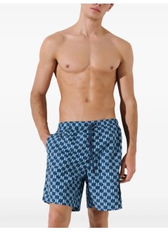 karl lagerfeld bermuda hombre monogram med cargo boardshorts - a3m46003 1xp