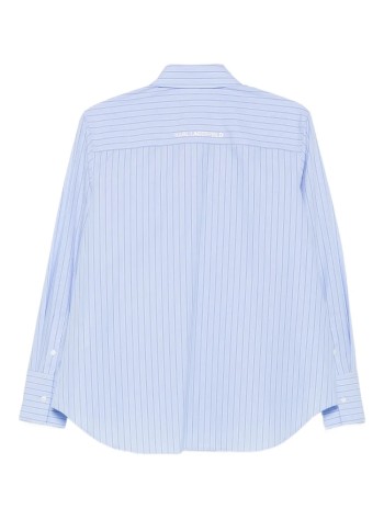 karl lagerfeld camiseria mujer ikon stripe choupette shirt - a3w11029 1ok 2