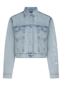 karl lagerfeld outerwear mujer klxdisney denim jacket - a3w14054 d23