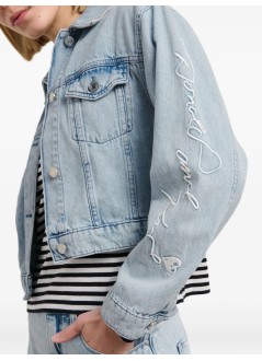 karl lagerfeld outerwear mujer klxdisney denim jacket - a3w14054 d23