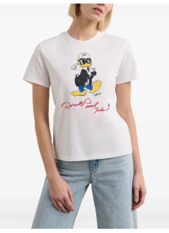 karl lagerfeld t-shirt womanklxdisney regular t shirt - a3w17090 100