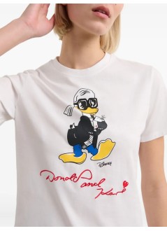 karl lagerfeld t-shirt womanklxdisney regular t shirt - a3w17090 100