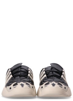 y3 sneaker hombre y-3 regu leather - jr3600 black alumina alumina