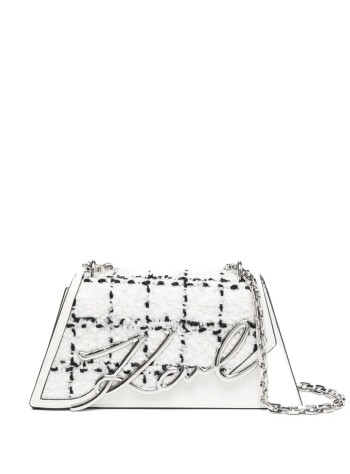karl lagerfeld crossbody womank signature 2 0 boucle sb db - a3w30139 2dd
