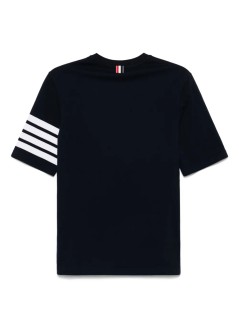 thom browne camiseta hombre tee w/ 4bar in sustainable jersey - mjs168g07862 415