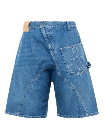 jw anderson pantalon corto hombre twisted workwear shorts - sr0108pg1744 768