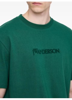 jw anderson t-shirt manlogo embroidery t-shirt - jt0258pg1510 591