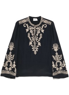 isabel marant t-shirt womanfalonne gb - 25aht0652fac3j02e 01bk