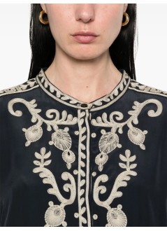 isabel marant t-shirt womanfalonne gb - 25aht0652fac3j02e 01bk