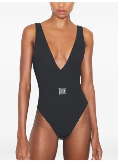 tory burch swimsuit womanbelted logo swimsuit - 170683001 001