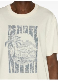 isabel marant camiseta hombre honore-gb - 25ats0052hbc3n09h 23ec