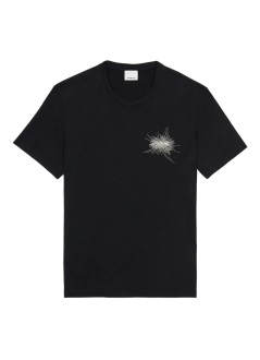 isabel marant t-shirt manhonore-gb - 25ats0052hac3n04h 01bk