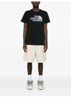 the north face t-shirt manm ss mountain line tee - nf0a87ntjk31 jk31