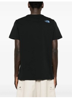 the north face t-shirt manm ss mountain line tee - nf0a87ntjk31 jk31