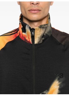 y3 sudadera hombre y-3 aop track top 3-stripes - ka9622 black multicolor